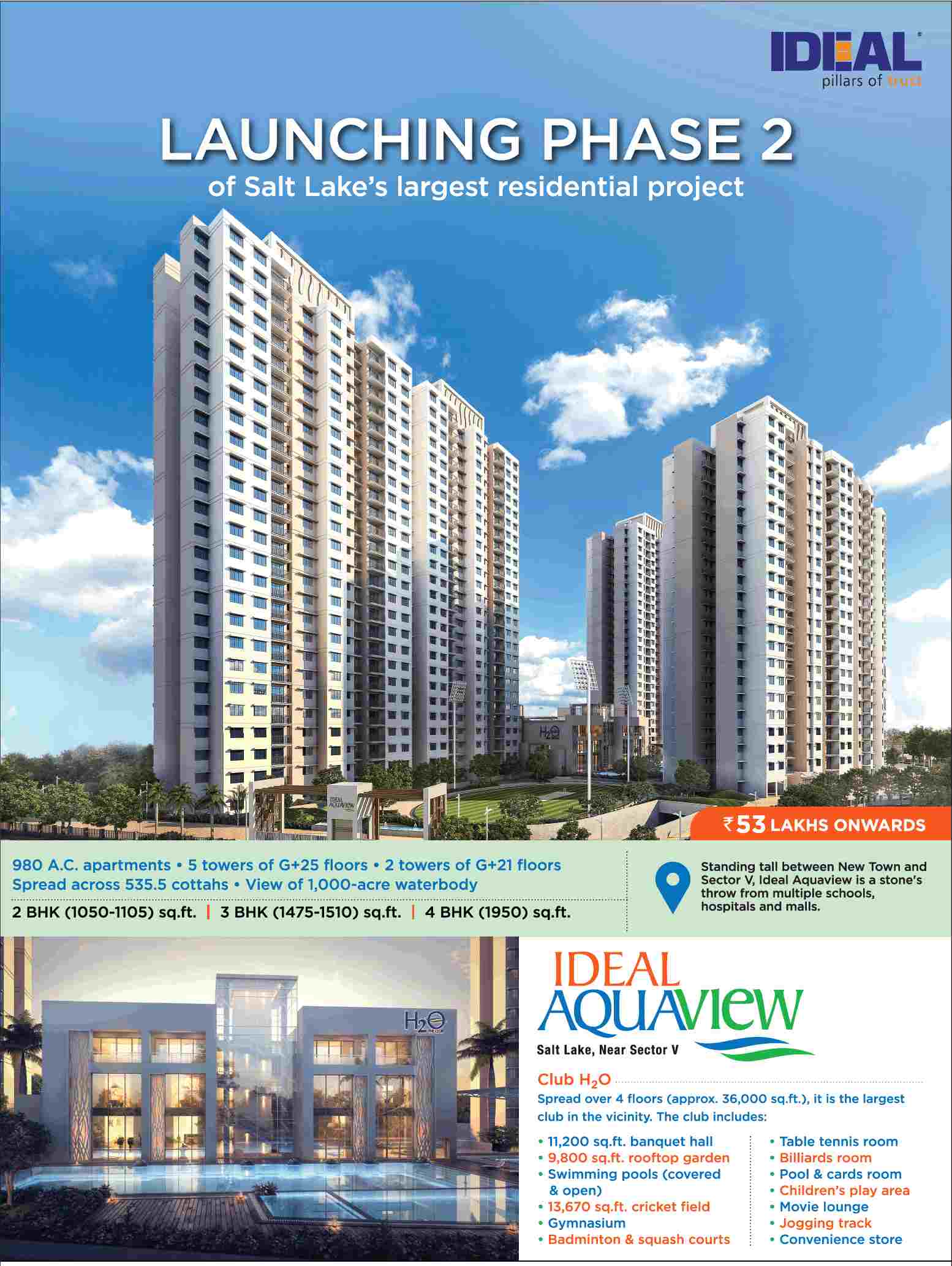 Launching Phase 2 at Ideal Aqua View in Kolkata Update